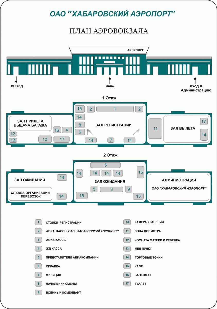 Аэропорт хабаровск схема аэропорта