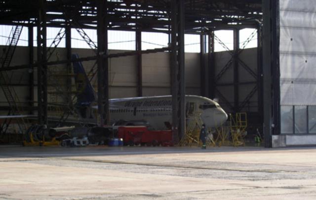 Ангар в аэропорту Борисполь отдали авиакомпании МАУ.