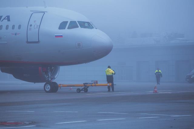 В аэропорту Краснодара из-за тумана задерживаются 15 рейсов