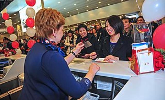 Hainan Airlines отметили 5-летие рейса Москва – Пекин.