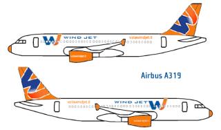 Флот авикомпании Wind Jet