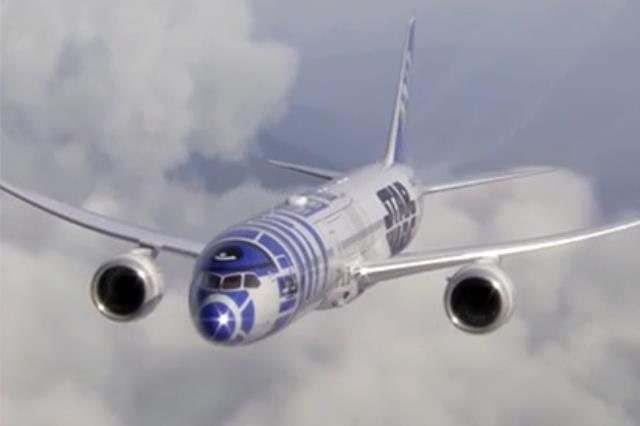 Авиакомпания All Nippon Airways раскрасила самолет в цвета R2-D2