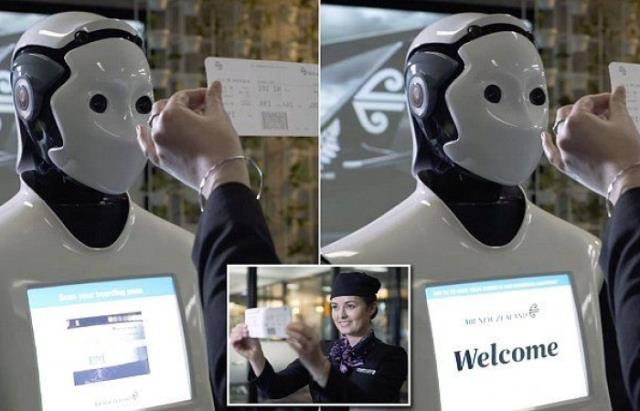 Авиакомпания Air New Zealand экспериментирует с роботом