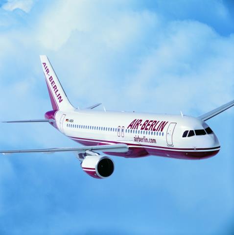 Чистый убыток Air Berlin в I квартале увеличился на 17,8%