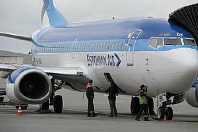 Количество пассажиров Estonian Air сократилось на 1,9%