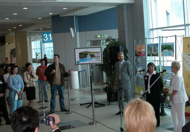 В Международном аэропорту Домодедово состоялось открытие фотовыставки бальнеологических и SPA курортов Болгарии
