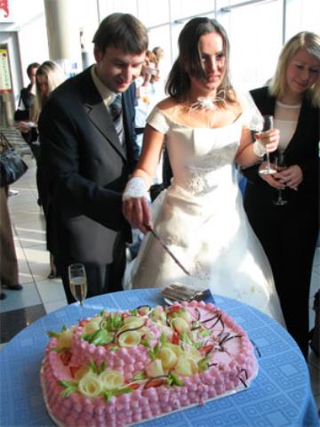 Впервые в часовне Международного аэропорта Домодедово состоялась церемония венчания