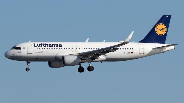 D-AIUF:Airbus A320-200:Lufthansa