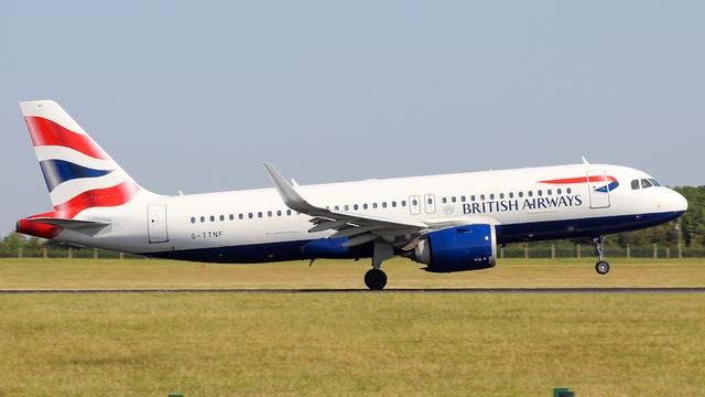 G-TTNF:Airbus A320:British Airways