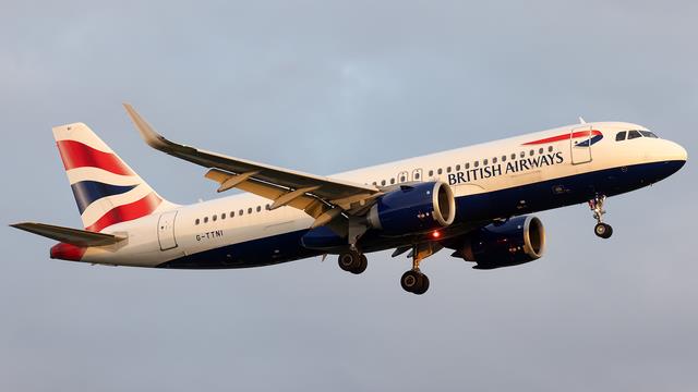 G-TTNI:Airbus A320:British Airways