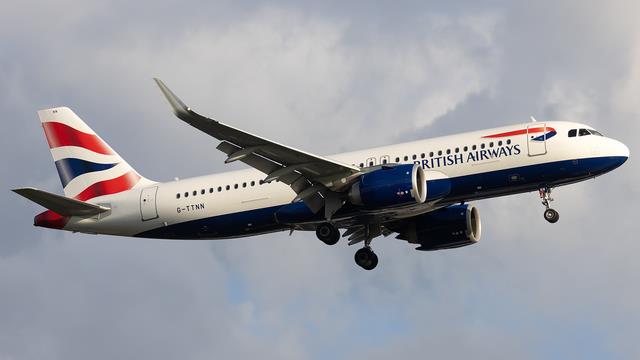 G-TTNN:Airbus A320:British Airways