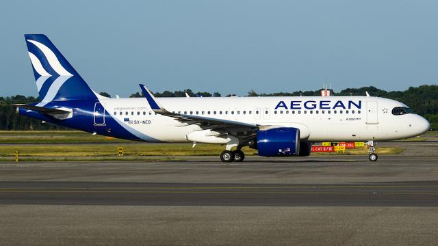 SX-NEB:Airbus A320:Aegean Airlines