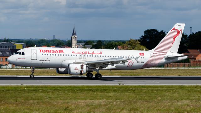 TS-IMV:Airbus A320-200:Tunisair