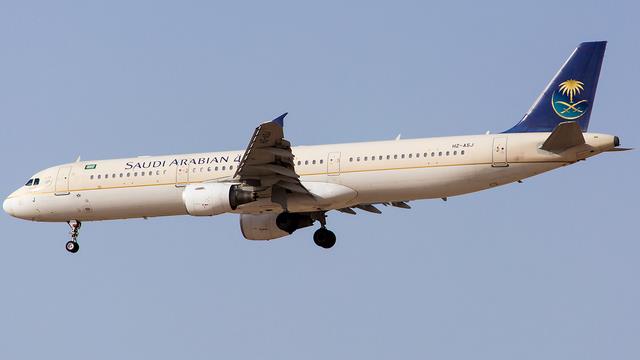 HZ-ASJ:Airbus A321:Saudia